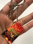 Фламин Горячие Cheetos мешок Keychain Etsy